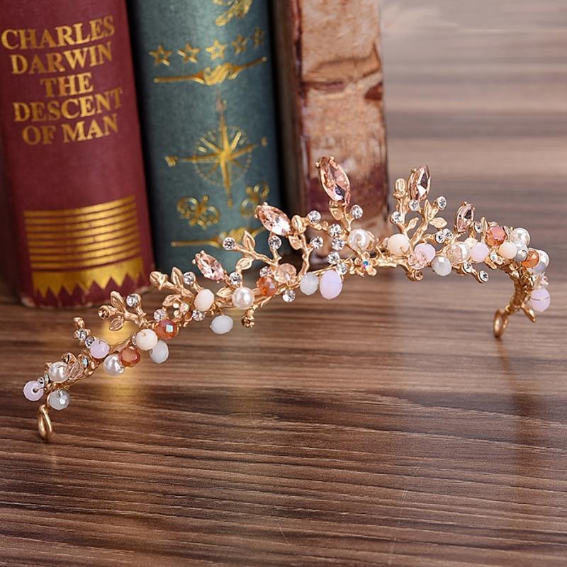 Beautiful Wedding Crown Baroque Rhinestone Bride Hair Crown Bride Crown Tiara