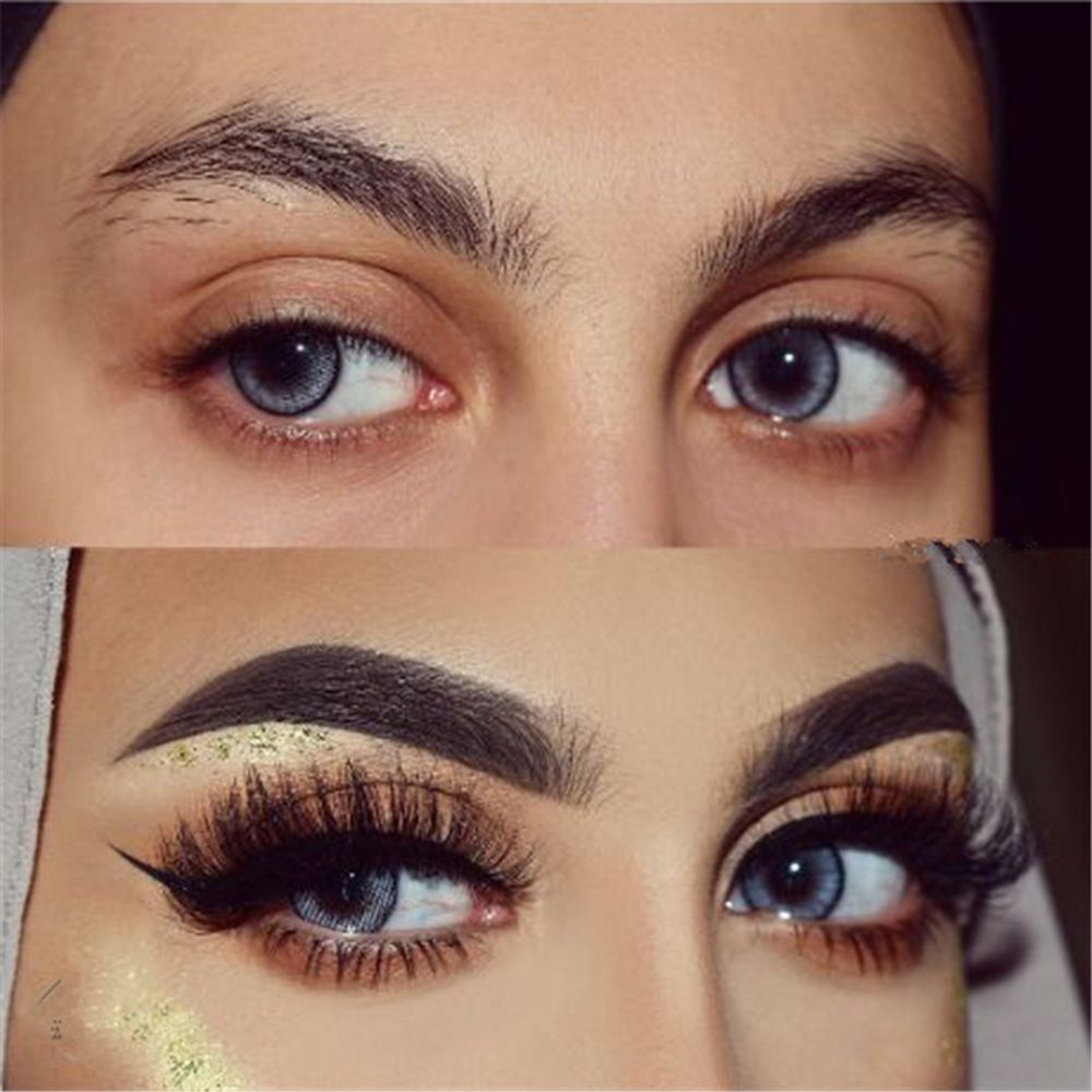 Fluffy Full Volume Thick 4D  Faux Mink Hair Eye Lash Extension False Eyelashes