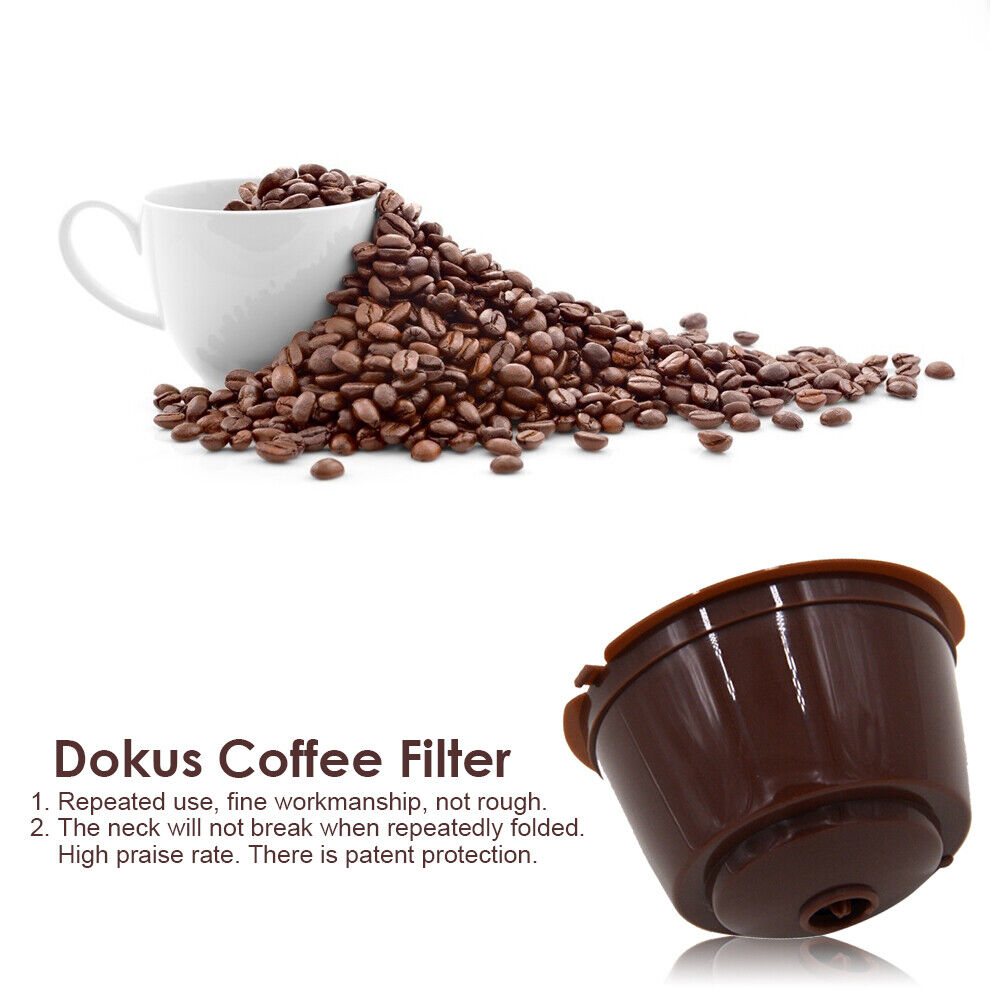 Stainless Steel Reusable Coffee Capsule Cup Refill Filter for Dolce Gusto