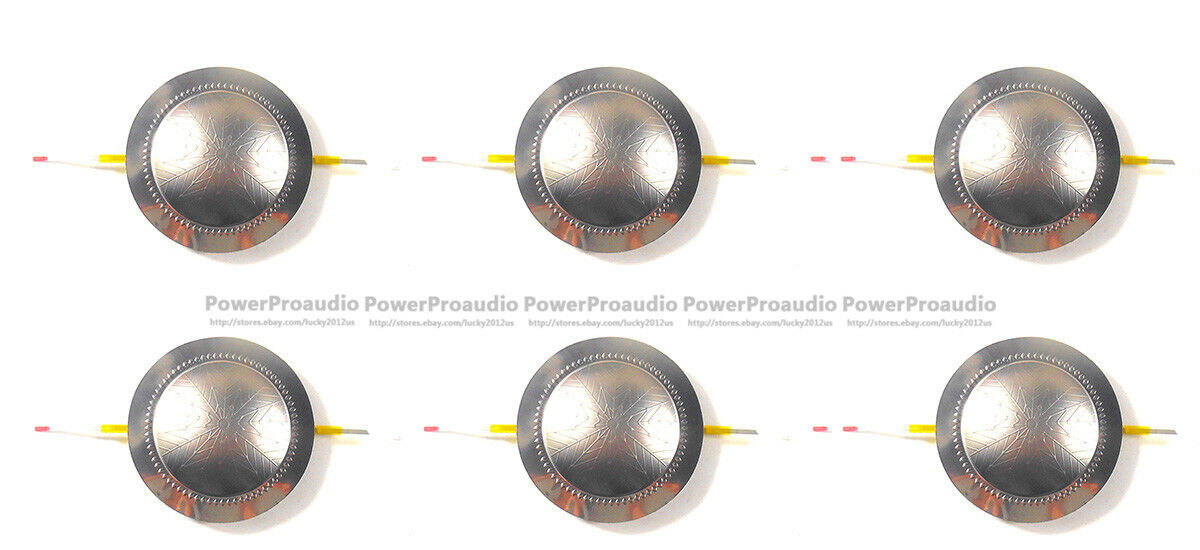 6PCS Diaphragm Dome+voice coil  Fit For Selenium RPD220Ti D220Ti Driver 8 Ohm