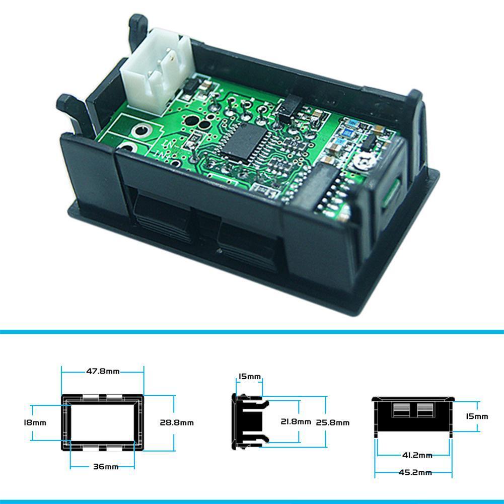 Digital 0.36inch LED Display 5 Bits DC 0-33.000V Voltmeter Voltage Meter