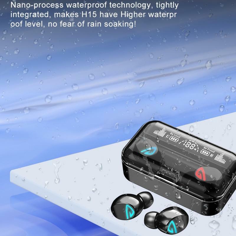 LED Screen Earphone Stereo Earphones Bass Sound Headphone Hi-Fi Sound Quality