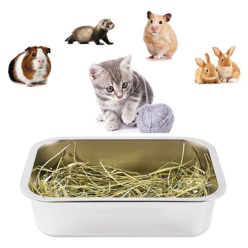 Smooth Surface Metal Pan High Quality Stainless Steel Litter Box Thickening Gift