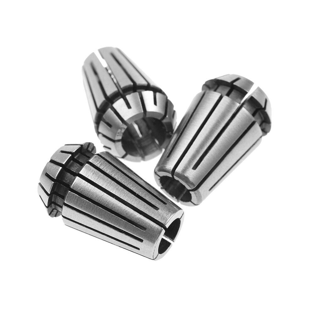 11Pcs 1mm-10mm 1/8" ER16 Precision Collet Chuck Set For CNC Milling Lathe Tool