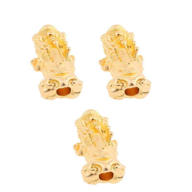 10 Pieces Lucky Pi Yao Charms Attract Wealth and Good Luck Pi Xiu Beads Pendant