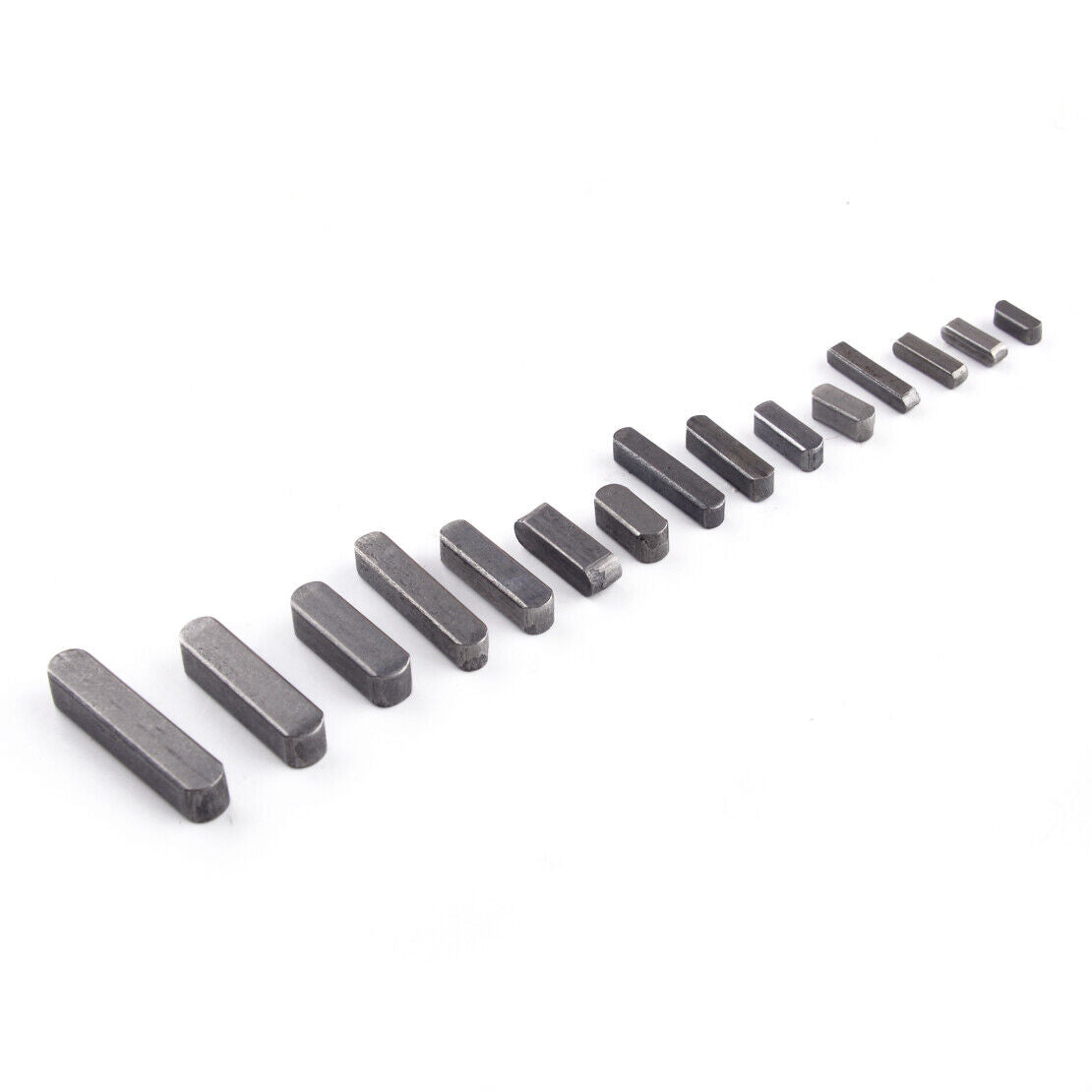 140Pcs 3 4 5 6mm Round Ended Feather Parallel Keys Drive Shaft Assortment