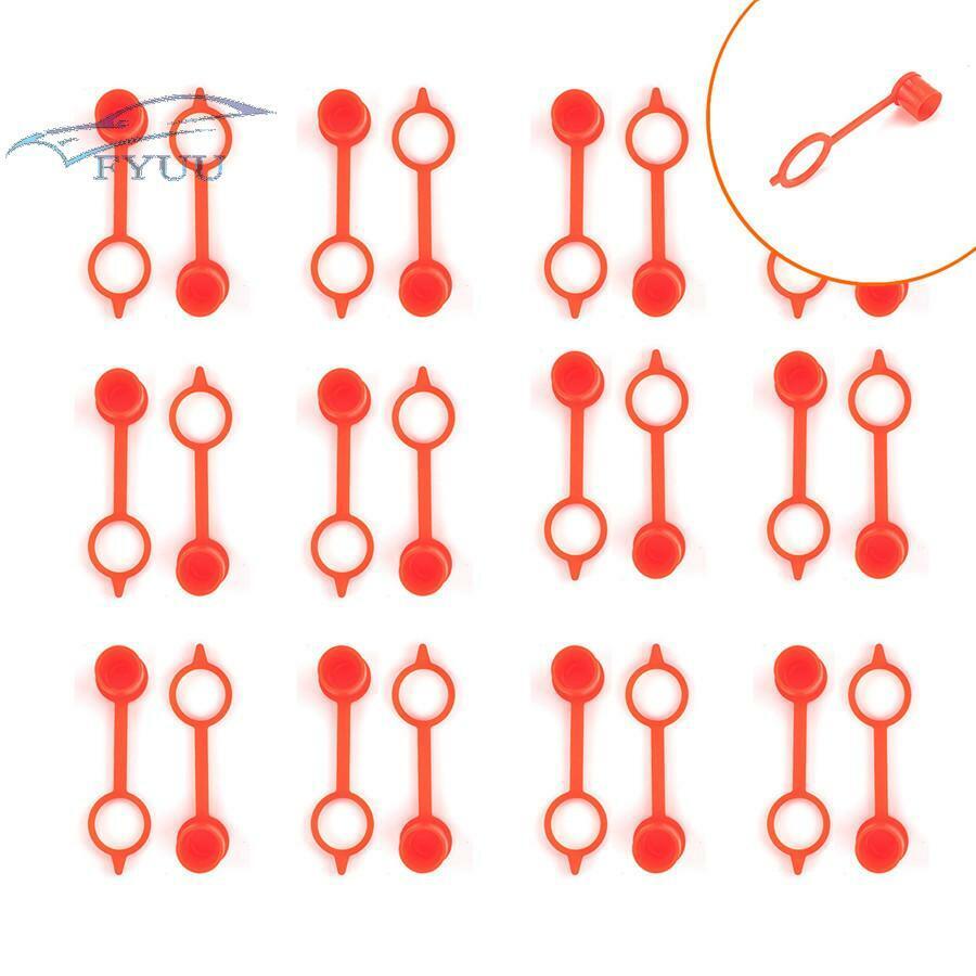 800pcs Red Polyethylene Plastic M6 M8 M10 Dust Cover Cover For Oil Grease Zerk