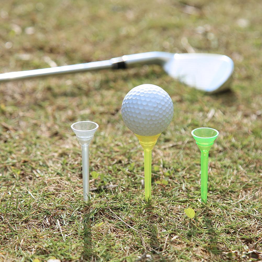 6pcs Outdoor Golf Tees Plastic Nails Holder Support Training Aid (Colorful)