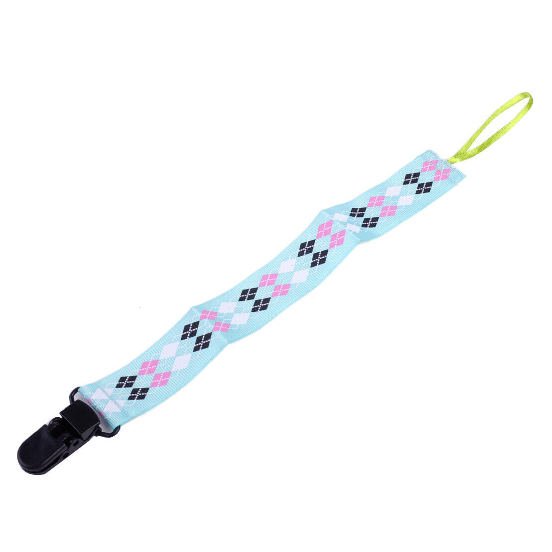 4x Infant Baby Pacifier Holder Dummy Clip Soother Ribbon Strap Nipple Leash Li