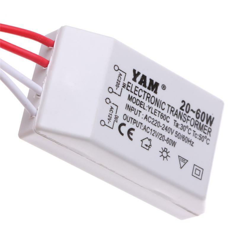 40W 12V Transformer Halogen LED Lamp Power Supply Driver Electronic Adapter New