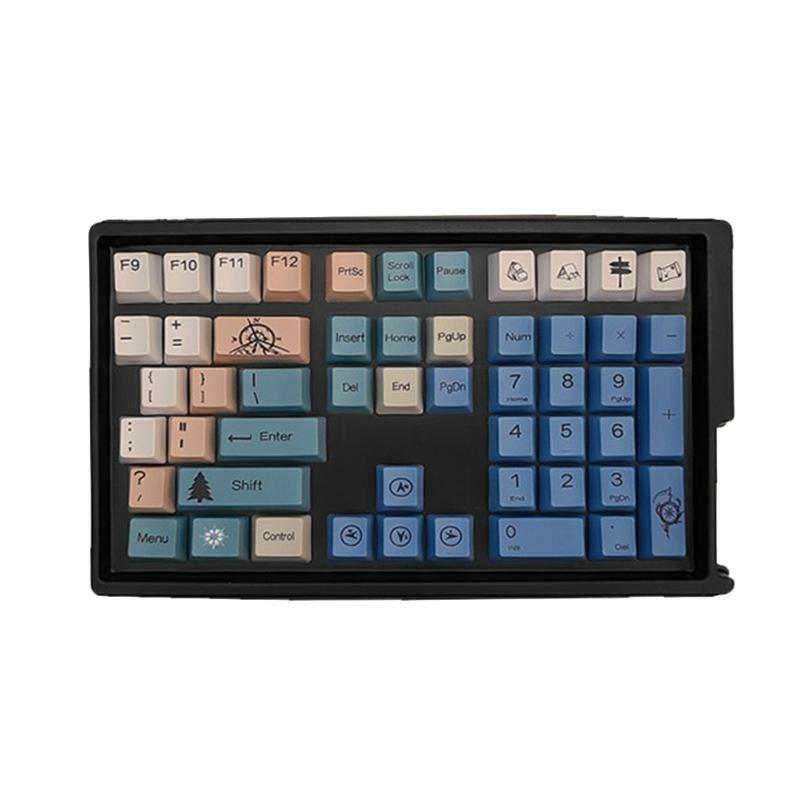 108Keys/set PBT 5 Sides Dye Sublimation OEM Key Caps Light-proof for MX Switch