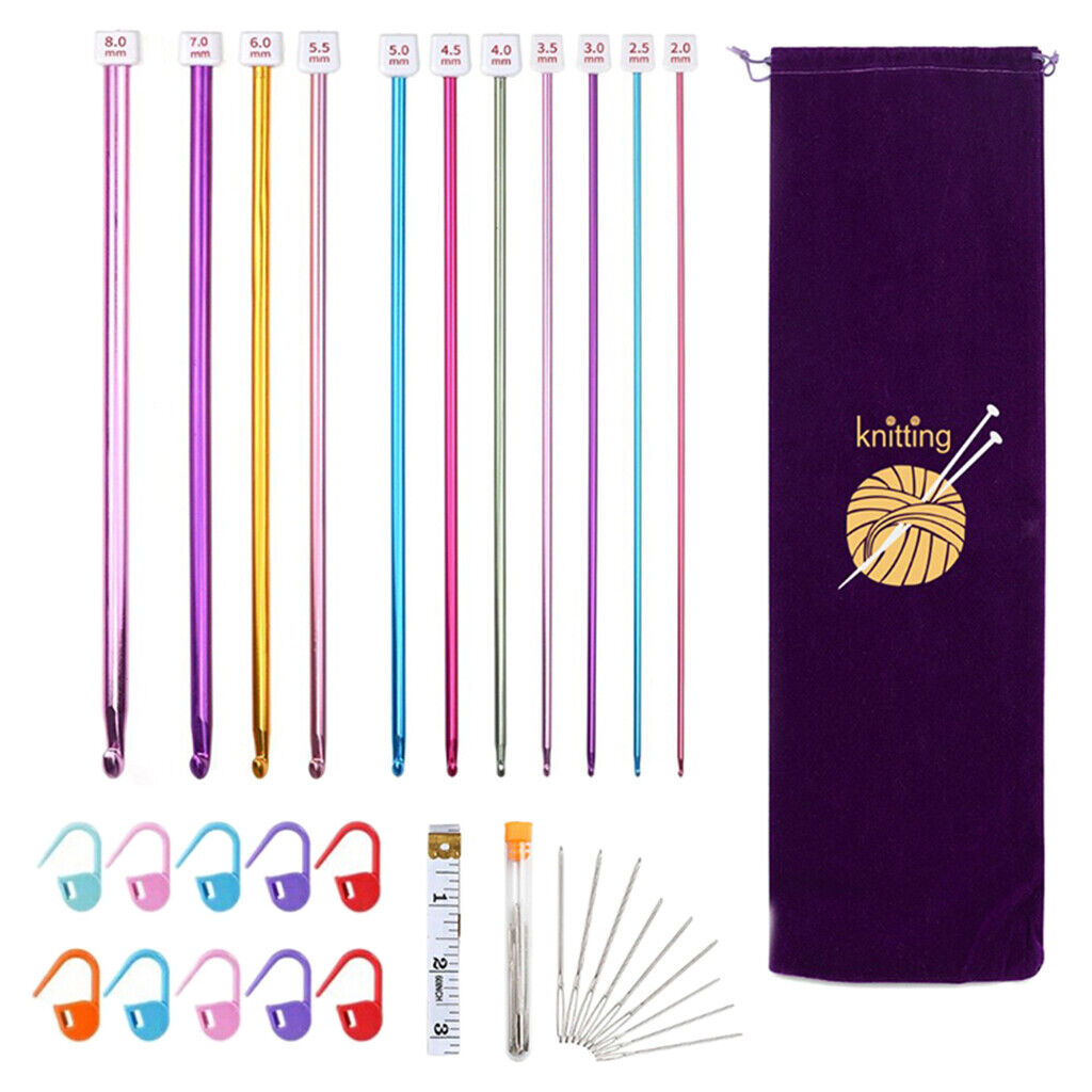 32 Pièces Crochet Crochet Ensemble  Souple À Long Confort