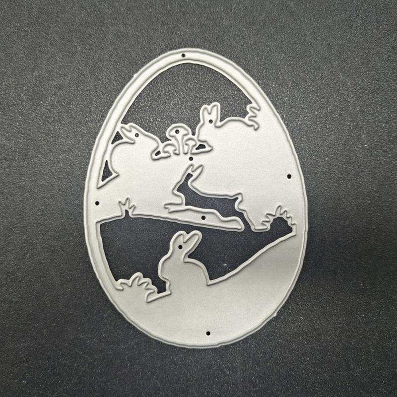 Easter Egg Bunny Metal Cutting Dies Stencil DIY Scrapbooking Album Paper Card