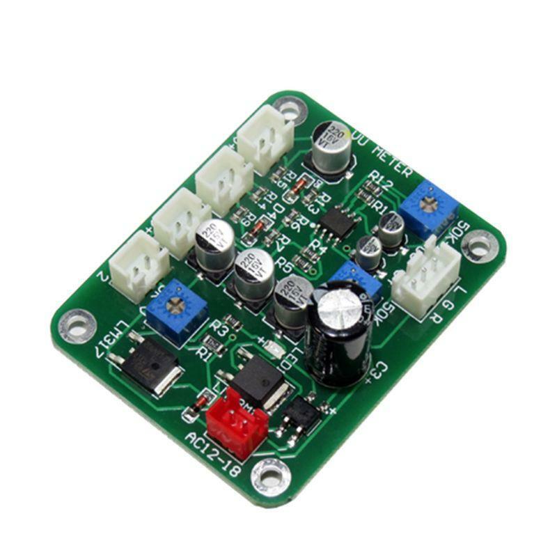 2 Pcs VU Panel Meter Warm Back Light Recording+Durable Driver Board