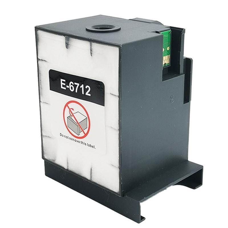 T6712 Maintenance Box Waste Ink Tank with Chip for EpsonWF-6093 6593 WF-8093