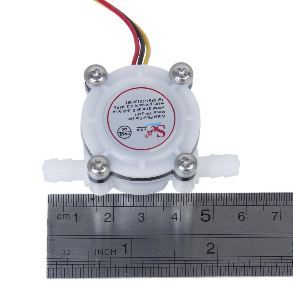 Water Flow Sensor Switch Meter  Coffee Dispenser Counter Fluid Control