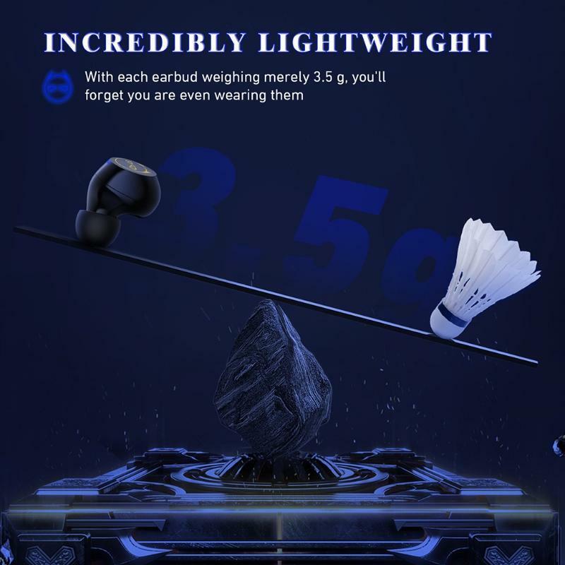 3-4Hours Using Time Bluetooth-compatible Earpiece in-Ear Rechargeable Case