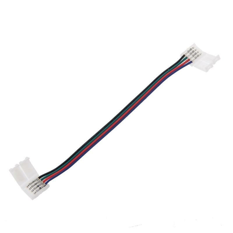 4 Pin 10mm 17cm RGB LED Strip Light Adapter Connector Wire For 5050 LED Light