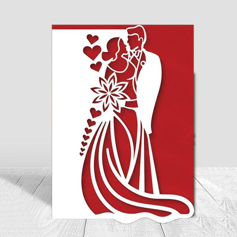 Valentine's Day Bride Groom Metal Cutting Dies Stencil DIY Scrapbook Album Card