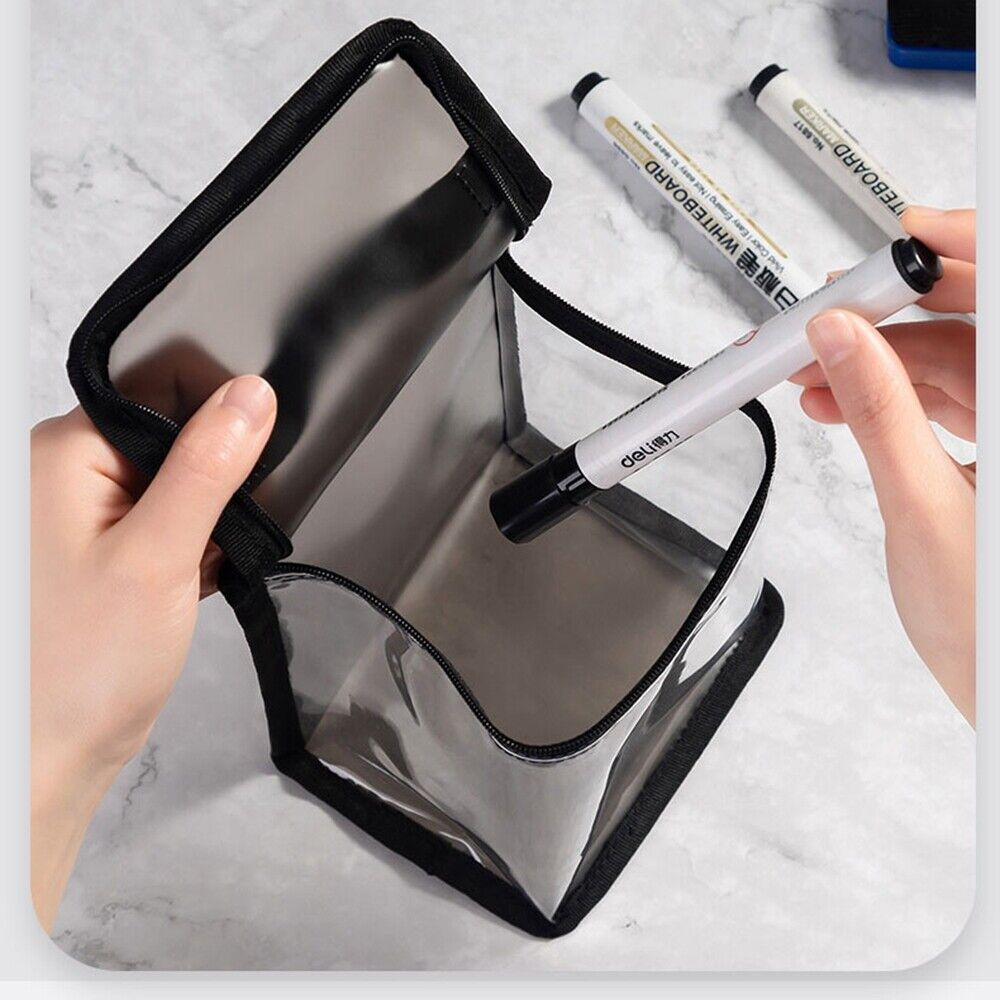 Travel Makeup Bags Watercolor Pen Holder Large Capacity Waterproof Cosmetic Bag