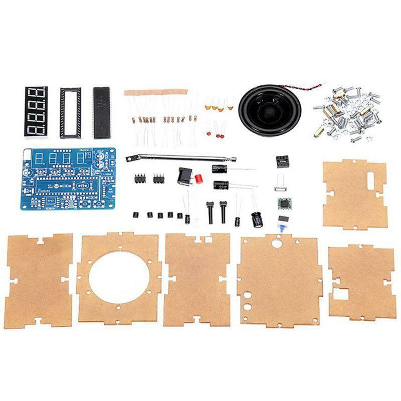 DIY Mini Digital FM Radio 87MHZ-108MHZ 2W 8ohm Speaker Electronics Kit Kits &DIY