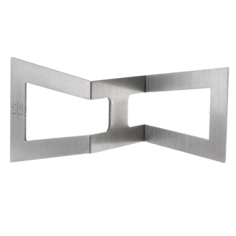 Dovetail Marker Template Stainless Steel Dovetail Gauge Size 1:5-1:6 and 1:7-1:8