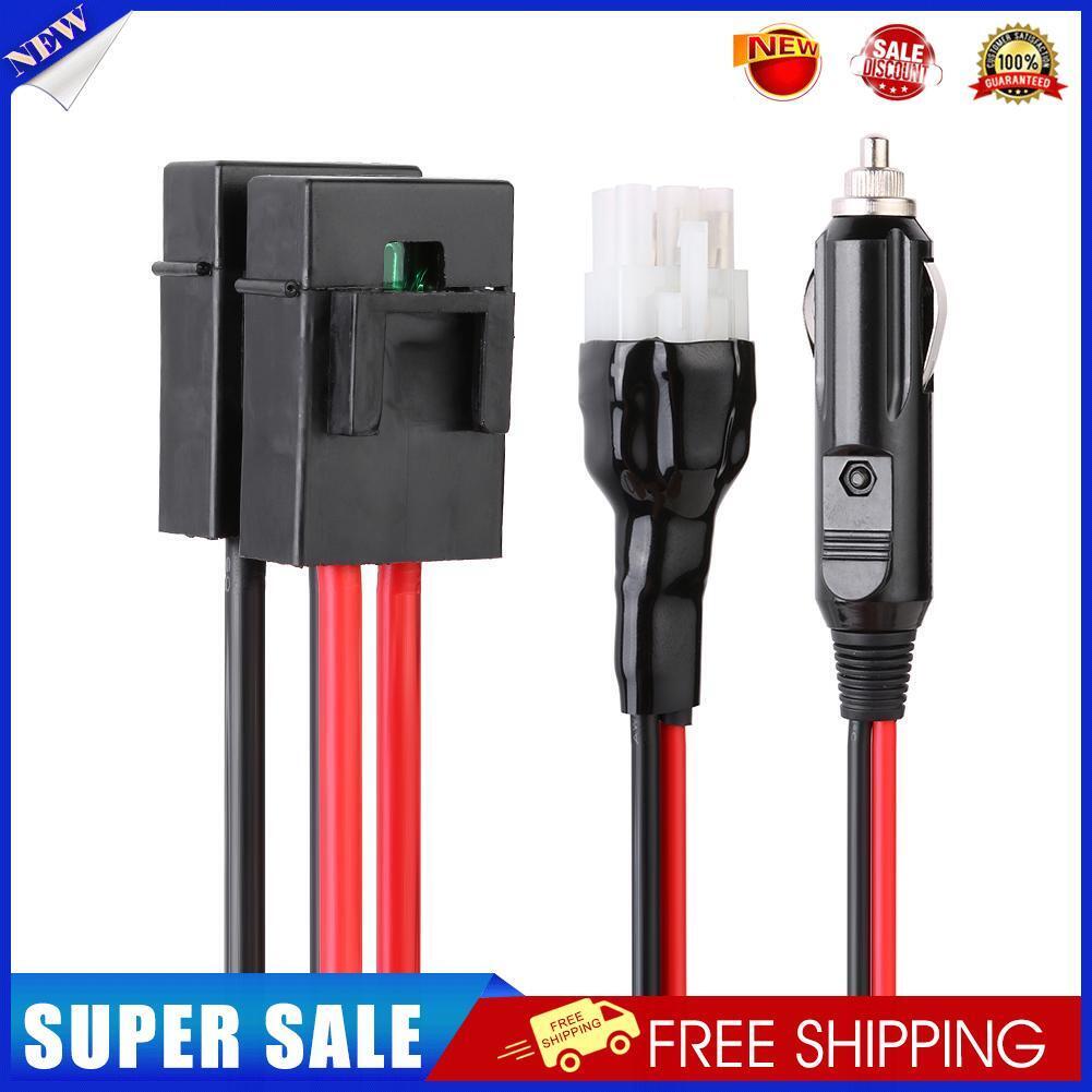 1.5m 30A 6Pin Short Wave Power Cable for Yaesu FT-857D/897D IC-725A/706