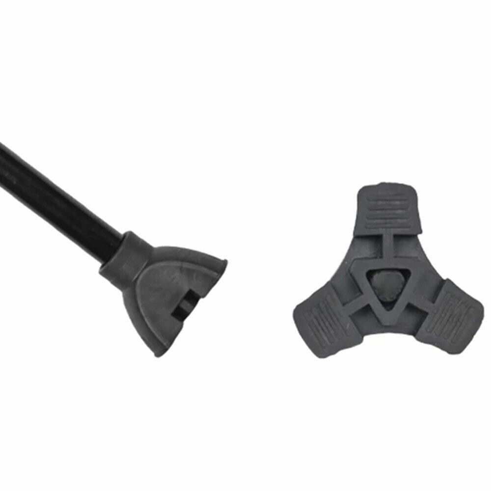 Rubber Durable Tripod Mat Hiking Crutches Pads Anti-slip Mat Walking Stick Pads