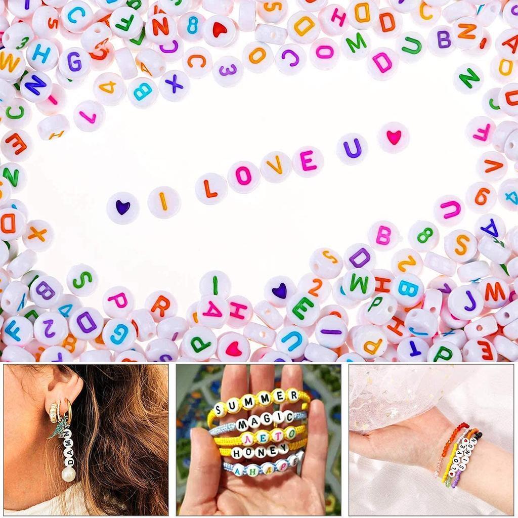 7162Pcs    with Letter  for Jewelry Making Supplies Kit