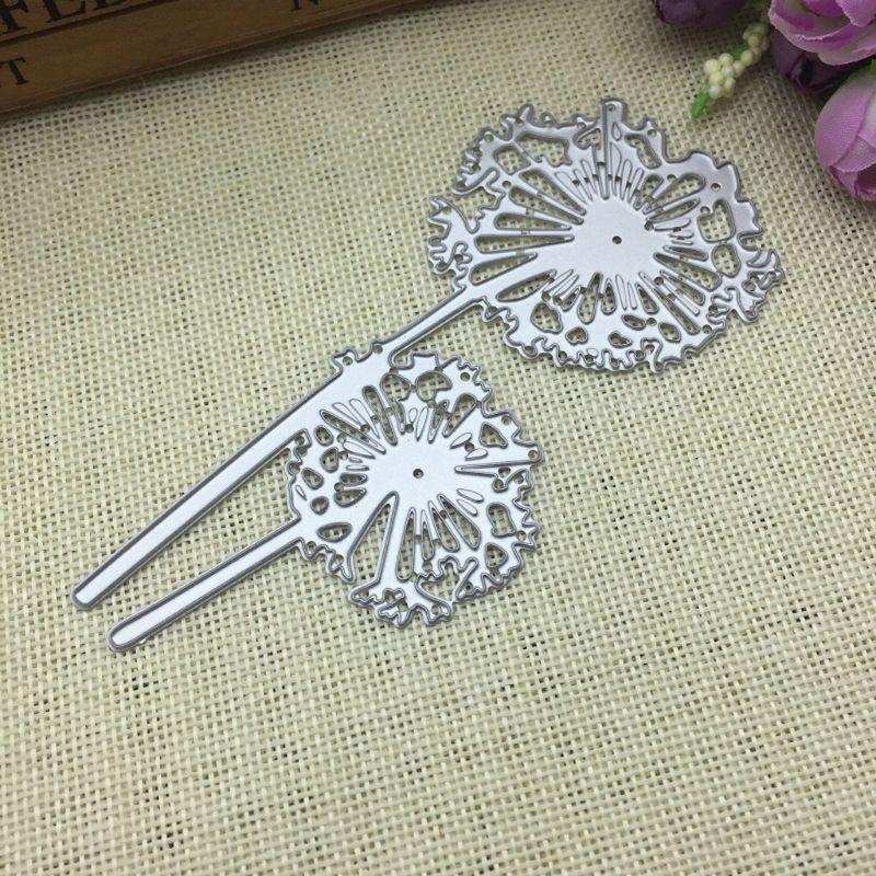 Dandelions Metal Cutting Dies Stencil Scrapbooking DIY Album Stamp Paper Emboss