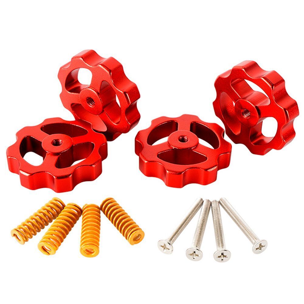 Metal Screws Kit Hand Leveling Nut Hotbed Leveling Springs Leveling Assembly