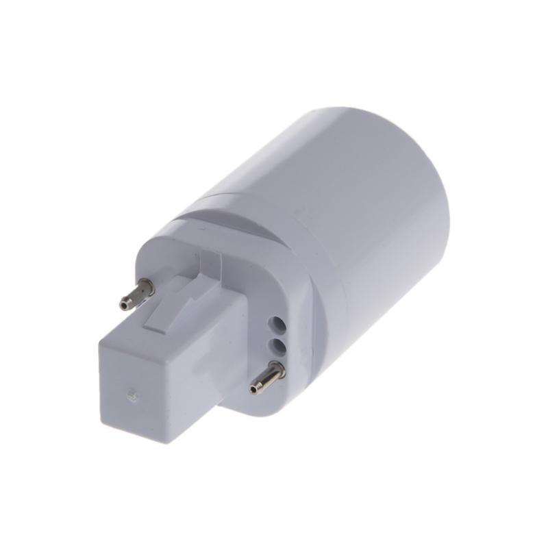 G24 to E27 Socket Base Screw LED Lamp Halogen Light Bulb Adapter Converter