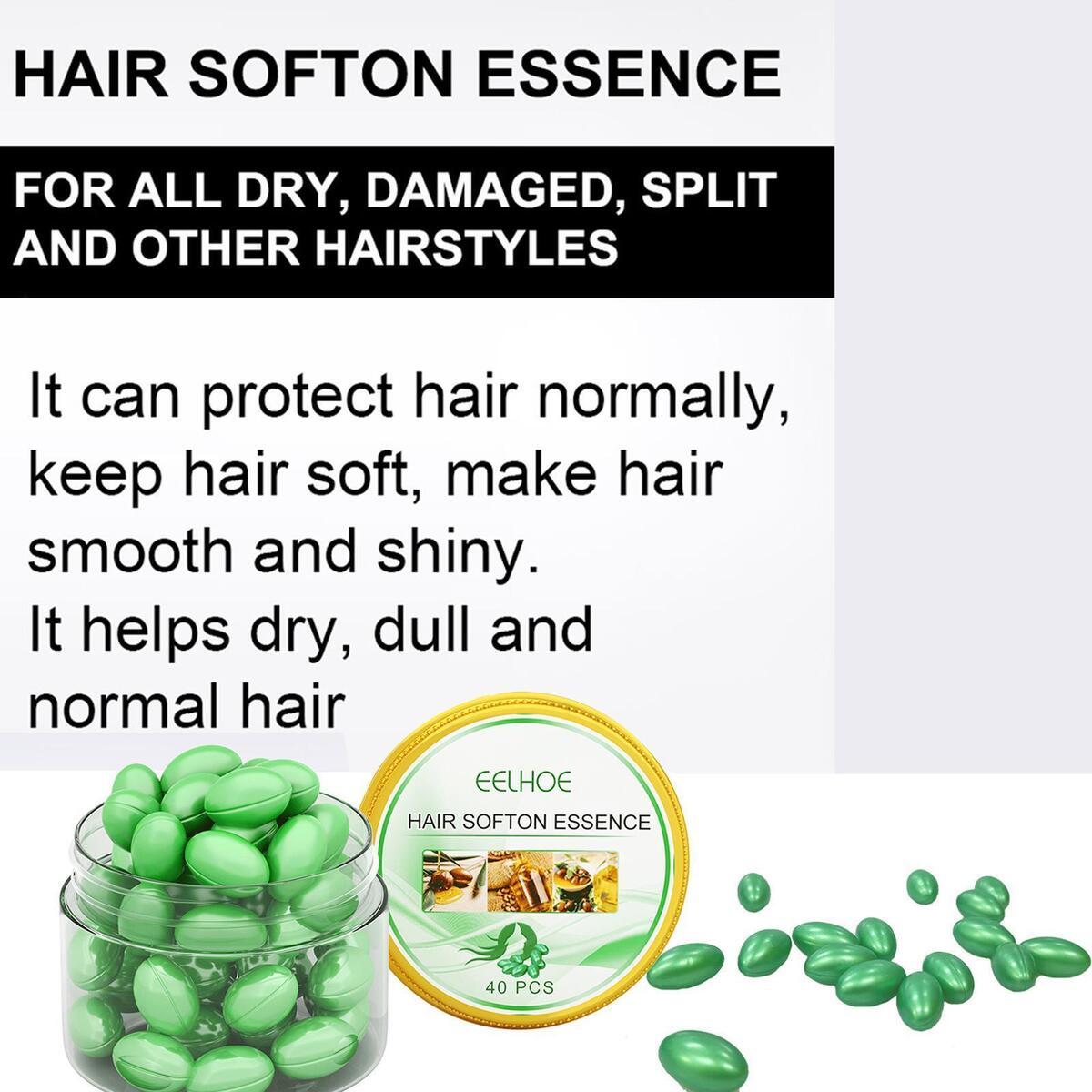 Hair Serum Capsules with Soybean Oil Moroccan Oil Essence All Hair Types