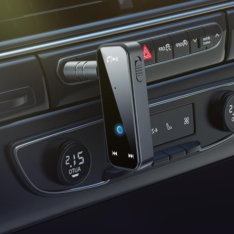 BT-compatible 5.0 Wireless Stereo Adapter Audio Transmitter Receiver for Car TV
