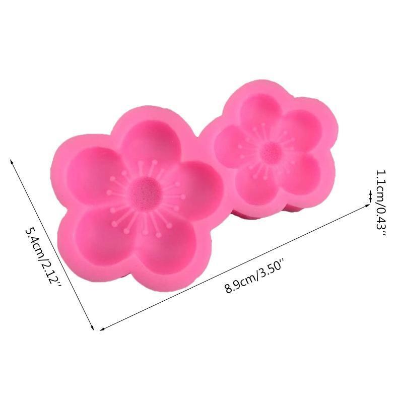 Cake Chocolate Baking Moulds Plum Shapes Perfect Gifts for Children Baking Lover