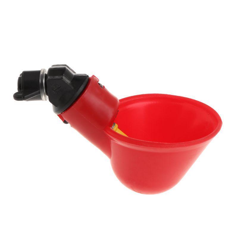 Automatic Chicken Waterer Parrot Drinking Bowl Water Feeder Poultry Drinking Cup