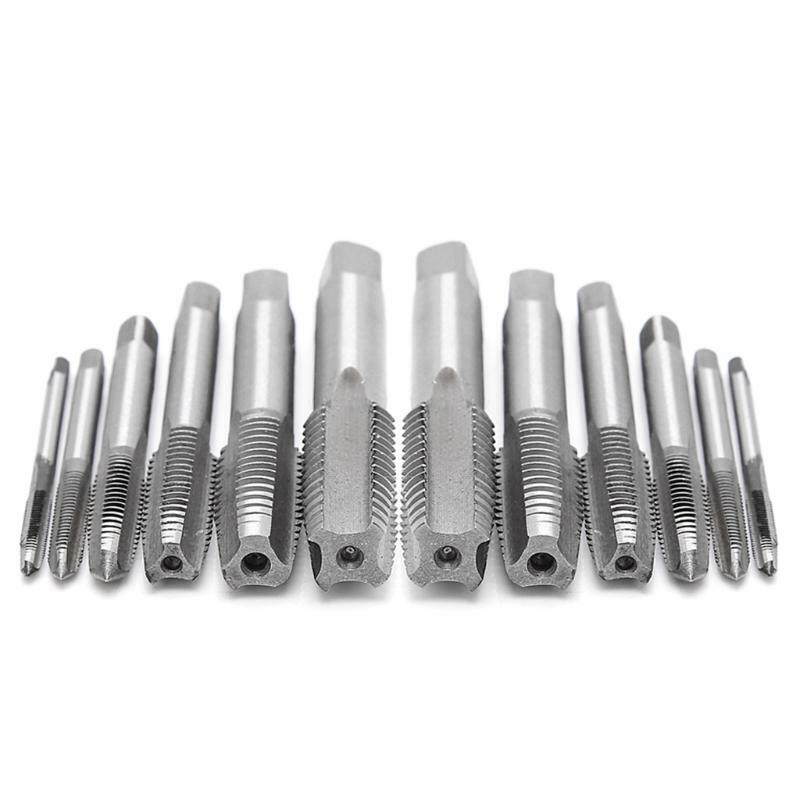 12 Pcs Hand Screw Thread Taps Wire Tapping Screwdriver Bit M3/M4/M6/M8/M10/M12