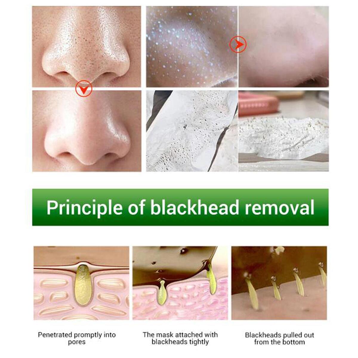 Deep Cleansing Pore Strips, 160 Nose Strips for  Removal, with Instant