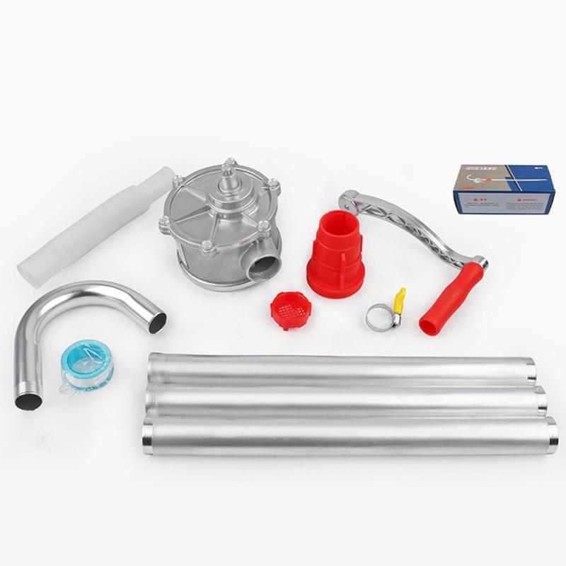 Motorcycle Hand Rotary Oil Pump Manual Hand Crank Rotary Pump Oil Fuel Transfer
