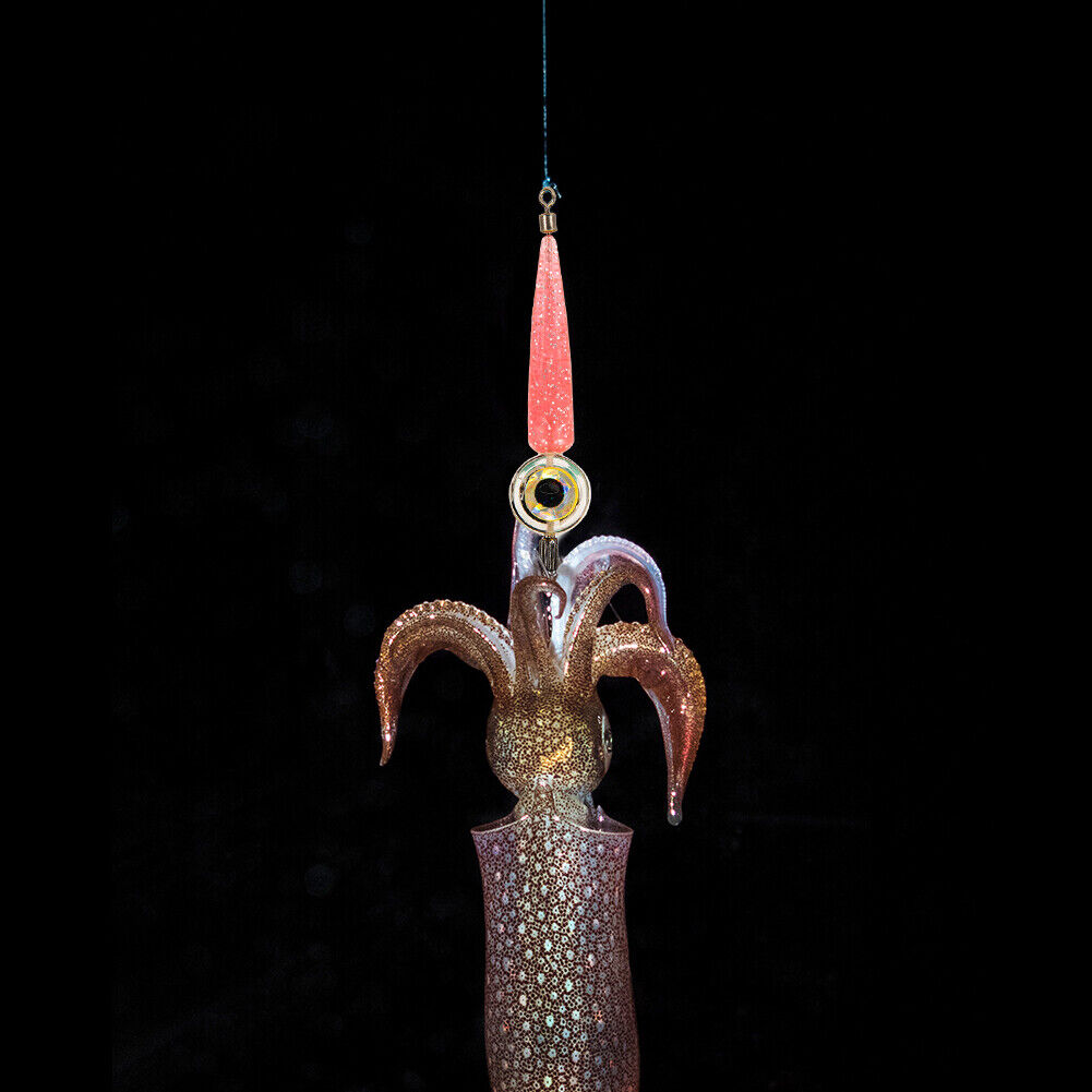 LED Fish Bait Lure Light Squid Fishing Octopus Sea Underwater Lamp (Pink)