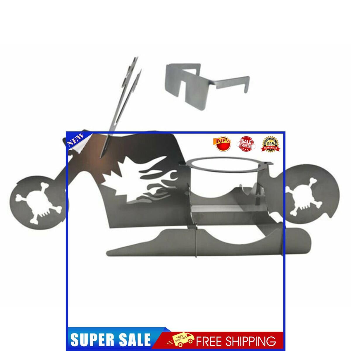 Chicken Stand Portable Beer Motorcycle Stainless Steel BBQ Oven Grill Rack