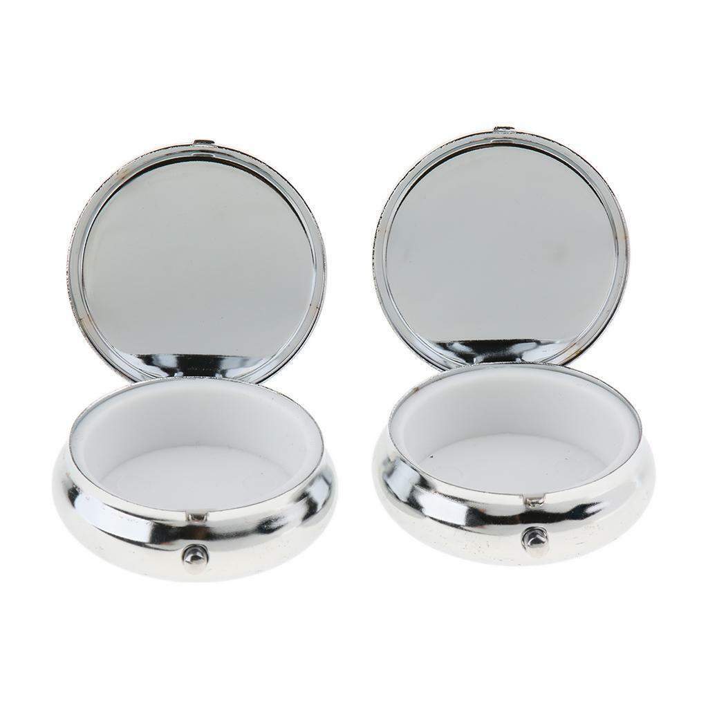 2x  Pill Box Medicine Case Container  Organizer Purse 1 Slots