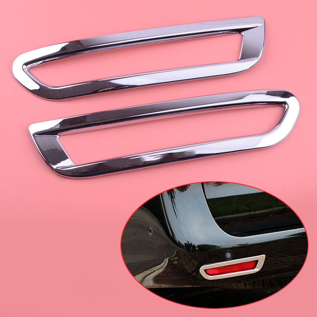 Rear Bumper Fog Light Cover Trim Frame Fit For Mercedes Benz Vito 2014-2020