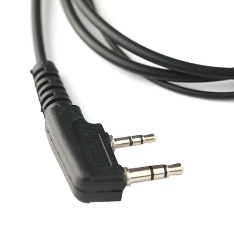 High-quality 2-pin Headset Microphone for Two-way Radio Walkie-talkies