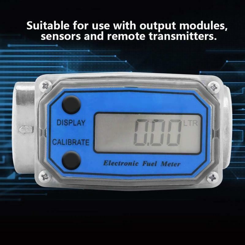 1? Digital Turbine Flow Meter,Gas Oil Fuel Flowmeter,Pump Flow Meter