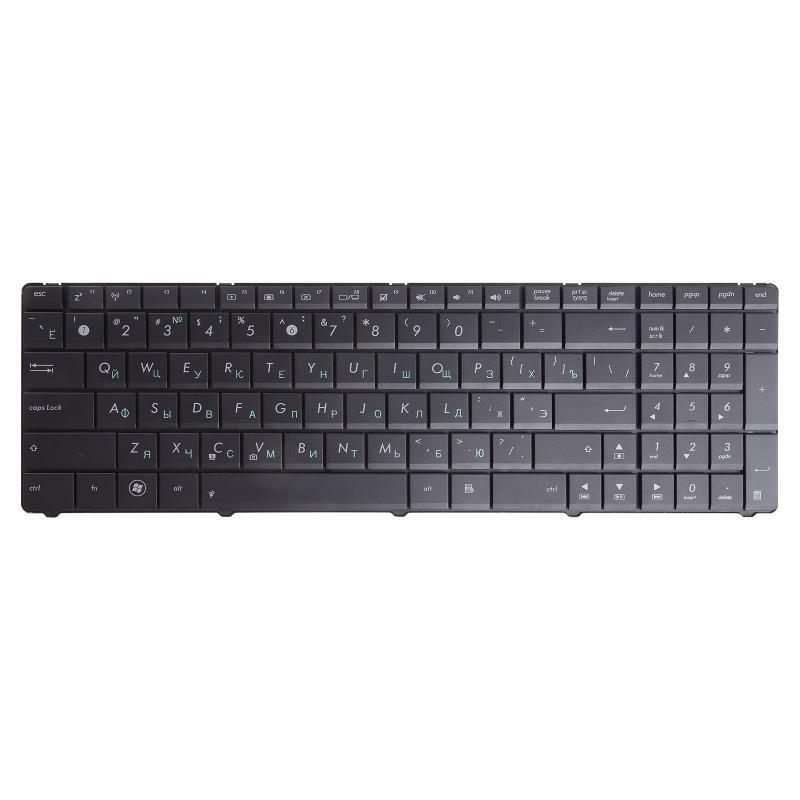 US Layout Russian Keyboard for ASUS- X53 X54H K53 A53 N53 N60 N61 Series, Black