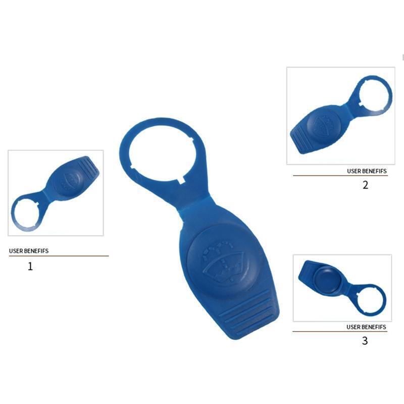 Washer Bottle Cap for AudiVW 1K0955455 Windshield Wiper Fluid Reservoir Tank Lid