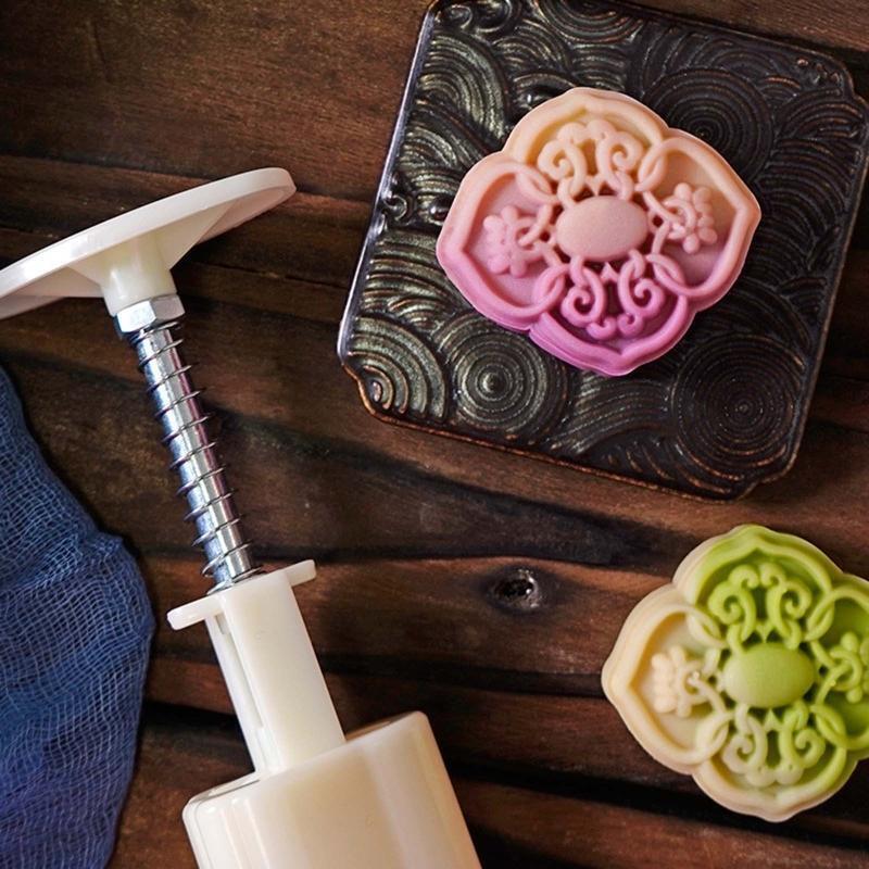 50g Plastic Pastry Stamp Mooncake Stamp Mooncake Tools Creative Chinese Style