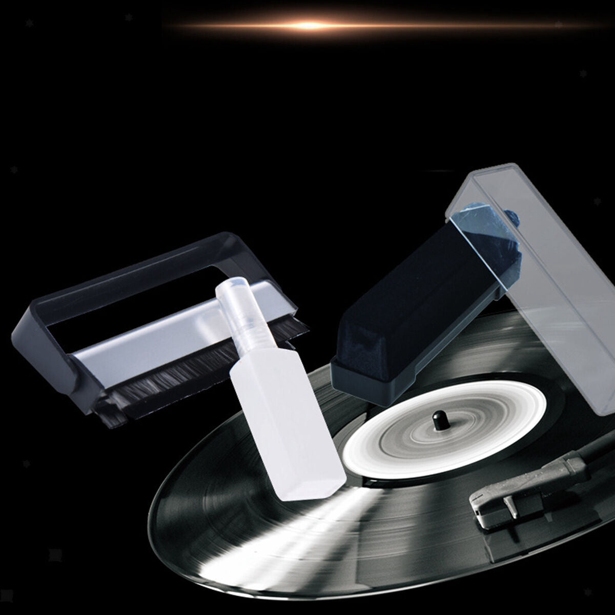 Cleaner Velvet Cleaning Brush Kits for Turntables No Residues