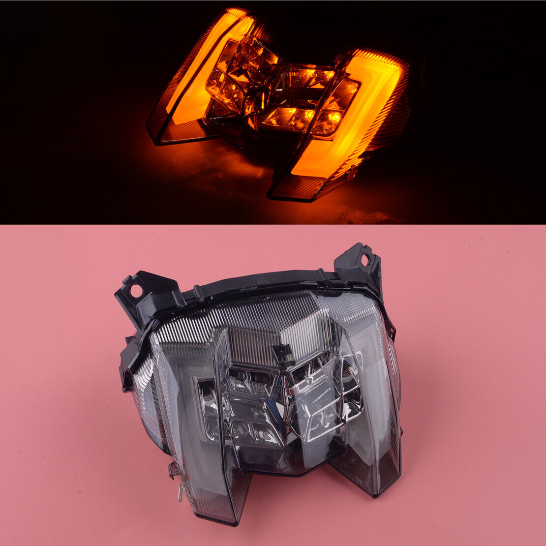 Smoke LED Integrated Brake Turn Signal Tail Light Fit For Yamaha MT09 2017-2020